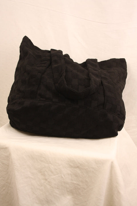 Black Knit Handbag--Nana Brand