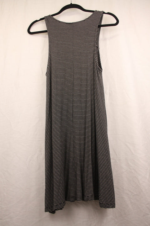 American Eagle Striped Midlength Dress