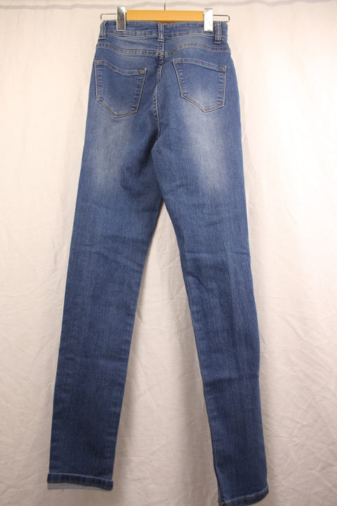 Fashion Nova Medium Wash Skinny Jeans