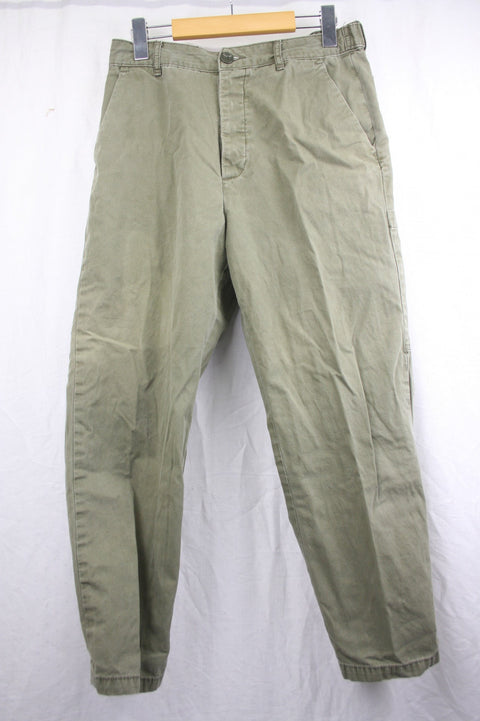 Army Green Straight Leg Cargo Pant
