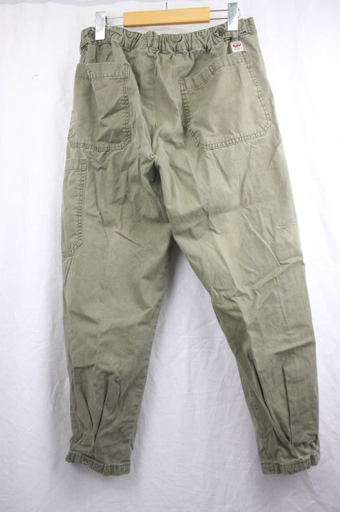 Army Green Straight Leg Cargo Pant