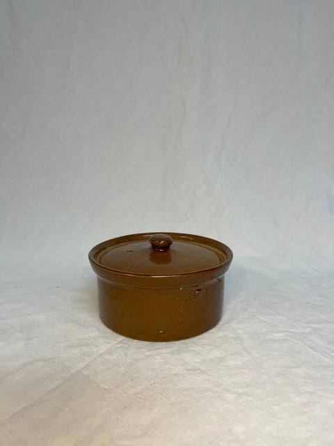 Small Clay Pot With Lid