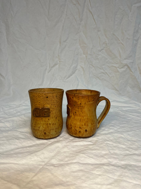 Set of 2 Pottery Mugs