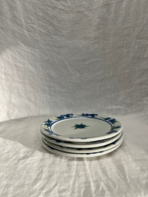 Set of Four Pottery Plates