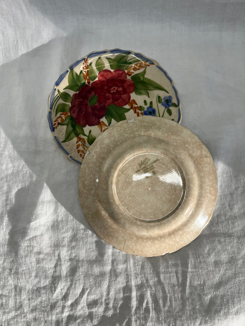 Floral China Plate Set